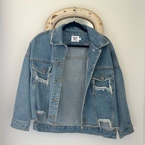 Princess Polly Distressed Denim Jacket